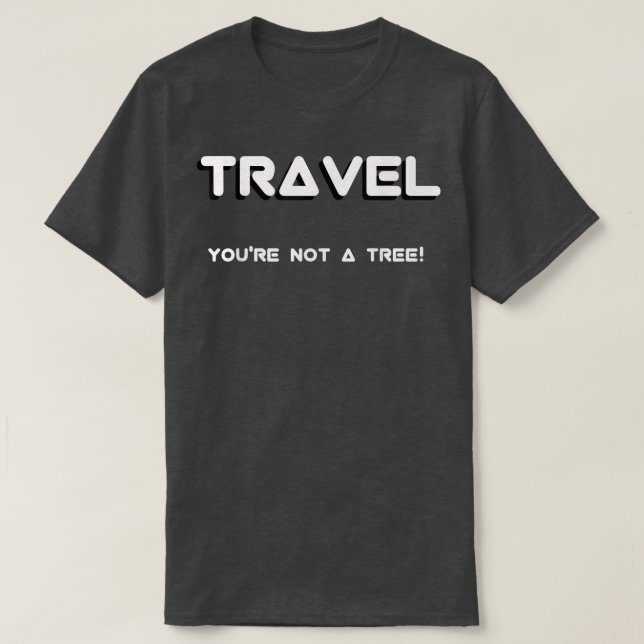 Camiseta Motivação para Viagem (Frente do Design)