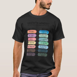 Camiseta Motivação Pensamentos de Reframe de Conjunto de Cr