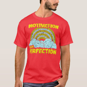 Camiseta Motivação Por Perfeição Professor Motivat Arco-Íri