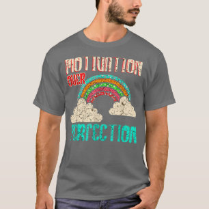 Camiseta Motivação Por Perfeição Professor Motivat Arco-Íri