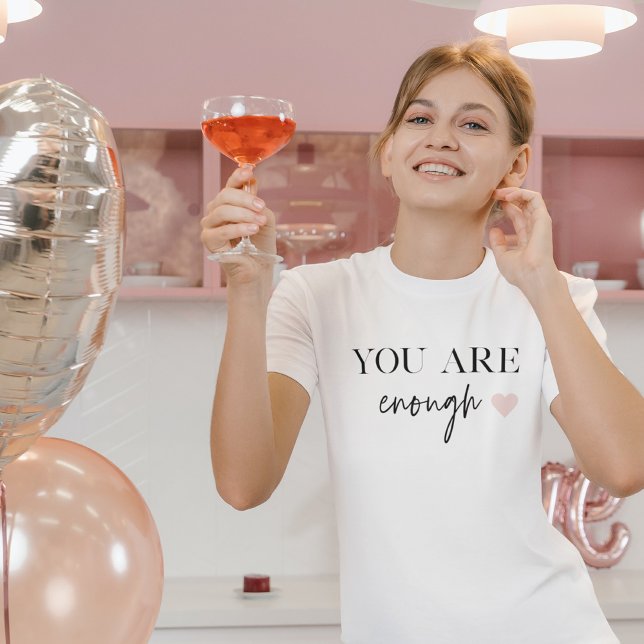 Camiseta Motivação Positiva Você Já É Suficiente (Criador carregado)