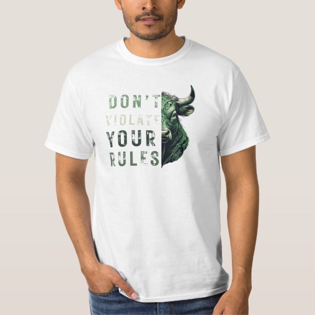 Camiseta Motivação | Próximo modo de pensar | Touro (Frente)