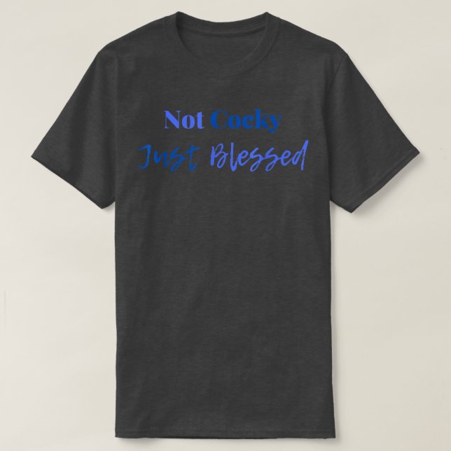 Camiseta Motivação simplesmente abençoada (Frente do Design)