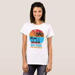 Camiseta Motivacional Citação Felicidade É Um Gran