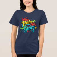 Camiseta Motivacional Colorida Desenhada À Mão