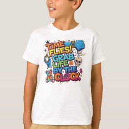 Camiseta Motivacional Colorida – Tempo