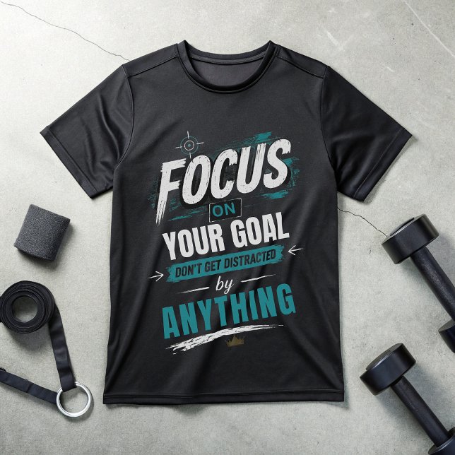 Camiseta Motivacional com Foco no Seu Objetivo ⭐ (Criador carregado)