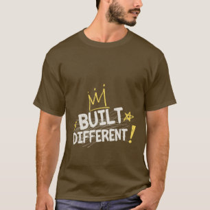 Camiseta Motivacional 'Construído Diferente'