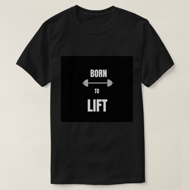 Camiseta Motivacional de Academia de Levantamento  (Frente do Design)