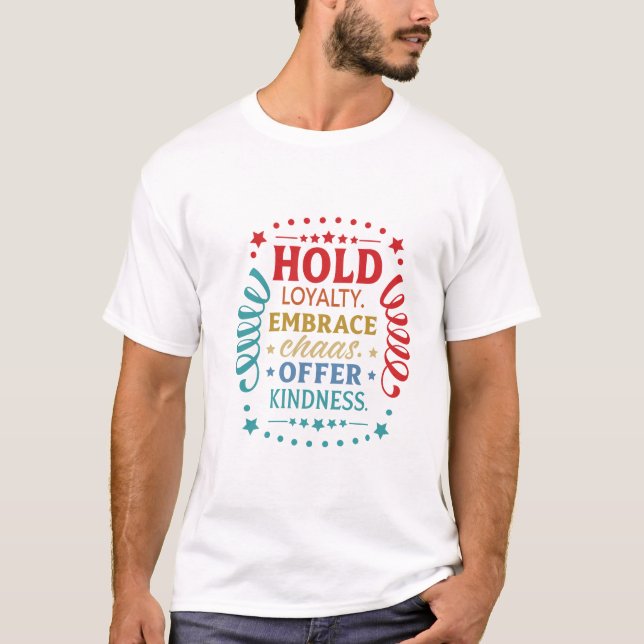Camiseta Motivacional de Bondade, Presente para Ab (Frente)