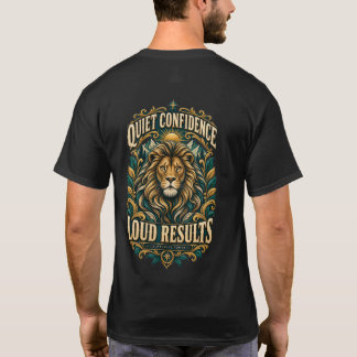 Camiseta Motivacional de Confiança Silenciosa e Re