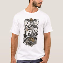 Camiseta Motivacional Fearless Tiger Mountain Masc