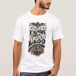 Camiseta Motivacional Fearless Tiger Mountain Masc