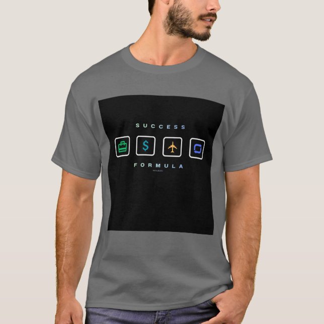 Camiseta Motivacional Fórmula do Sucesso (Frente)