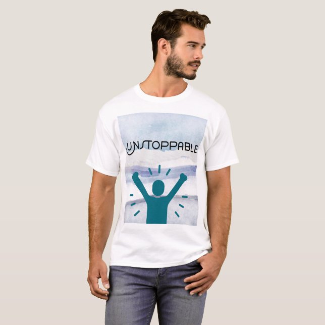 Camiseta Motivacional Imparável (Frente Completa)