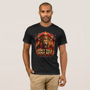 Camiseta Motivacional Leão Sem Medo