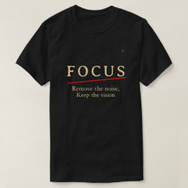 Camiseta Motivacional Minimalista FOCUS — Modo Lim