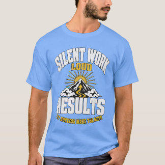 Camiseta Motivacional Montanha de Trabalho Silenci