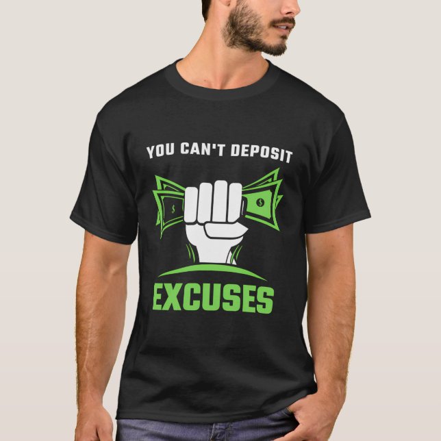 Camiseta Motivacional Não É Possível Depositar Excussões In (Frente)