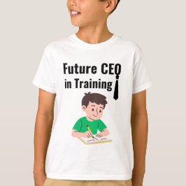 Camiseta Motivacional para Crianças Futuras CEOs e