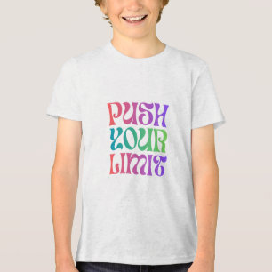 Camiseta Motivacional Push Your Limit - Quebra Lim