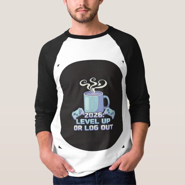 Camiseta Motivacional | Suba de Nível ou Desconect (Frente)