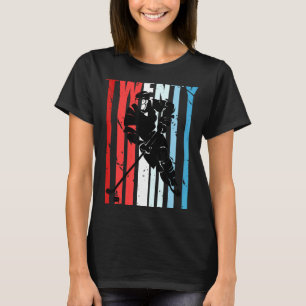 Camiseta Motivador de Aniversário do 20 de Hóquei no Gelo