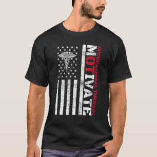 Camiseta Motivar O American Flag Occupational Therapy