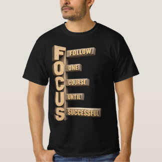 Camiseta Motivation T-Shirt | Follow One Course Until Succe