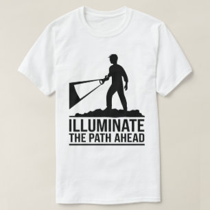 Camiseta Motivational Adventure Cote Iluminar Caminho à Fre