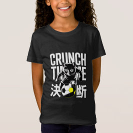 Camiseta Motivational Crunch Time Soccer Cat For Athletes 