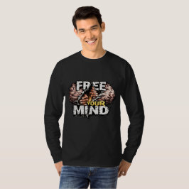 Camiseta Motivational Graphic Long Sleeve T-Shirt for Men