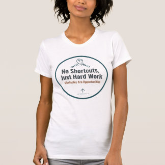 Camiseta Motivational Hard Work Quote Design – No Shortcuts