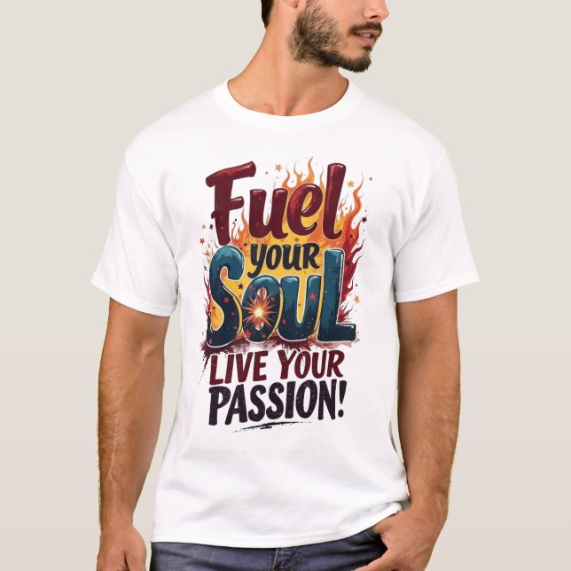Camiseta Motivational T-Shirt Design (Frente)