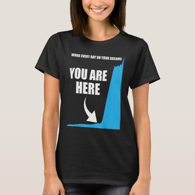 Camiseta Motivational  Your are here  Success Motivation (Frente)