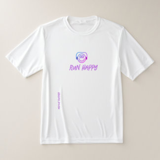 Camiseta Motive Runner Run Happy Moisture Wicking Tee