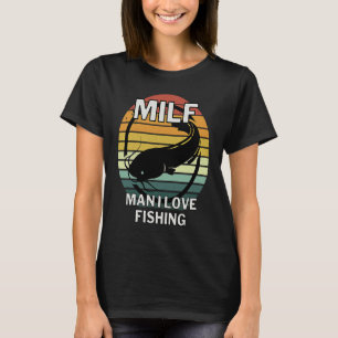 Camiseta motivo anjo bagre pescador e pescadores com MI