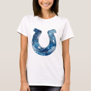 Camiseta Motivo Artístico Água Azul Clássico