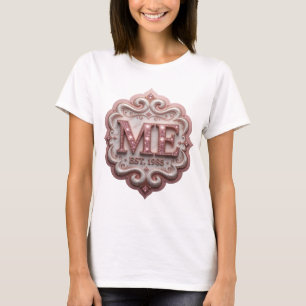 Camiseta Motivo Artístico ARTE ABSTRATA Rosa Dinâmico