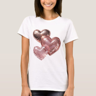 Camiseta Motivo Artístico Bold Silver TRÊS CORAÇÕES