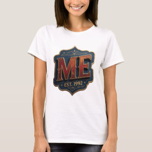 Camiseta Motivo Artístico Catchy Gold ME EST 1992