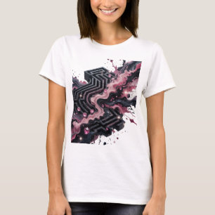 Camiseta Motivo Artístico Cinza ARTE ABSTRATA