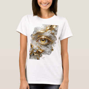 Camiseta Motivo Artístico Classic Gold OLHO DOURADO