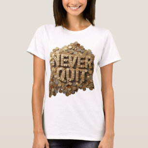 Camiseta Motivo Artístico Cool Gold NUNCA FORA