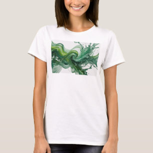 Camiseta Motivo Artístico de ARTE ABSTRATA Prateado Diverti