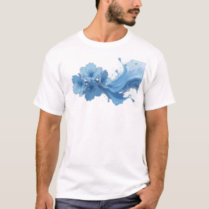 Camiseta Motivo Artístico de FLOR ABSTRATA e Bela