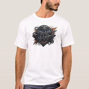 Camiseta Motivo Artístico Marinha Moderna TREINE DURO