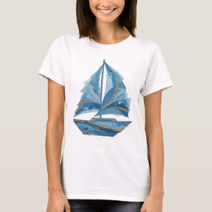 Camiseta Motivo Artístico Moderno Cinza ROMPE GELO