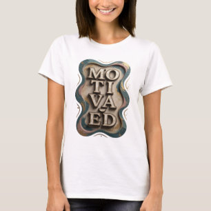 Camiseta Motivo Artístico MOTIVADO Bold Gold