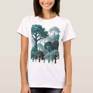 Camiseta Motivo Artístico Prateado Icônico INDETECTÁVEL